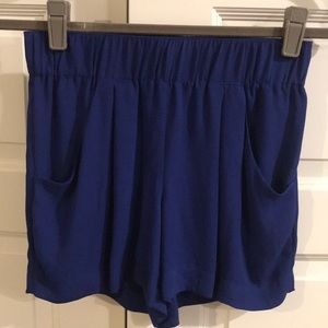 **never worn** BCBGMAXAZRIA Royal Blue Shorts